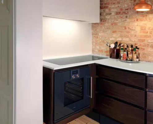 Specialbygget snedkerkøkken