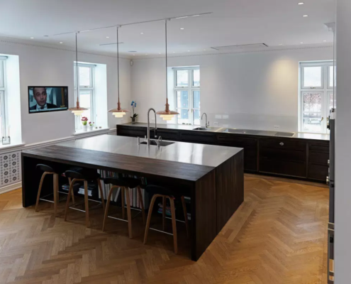 Pænt snedkerkøkken