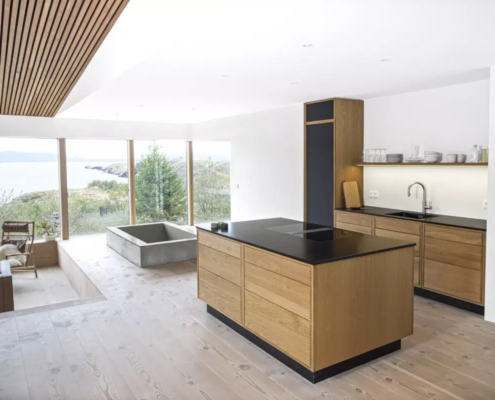 Håndlavet snedkerkøkken i massiv eg